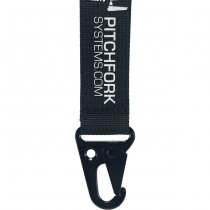 Pitchfork Key Lanyard - Black