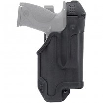 BLACKHAWK EPOCH Matte Finish Level 3 Light Bearing Duty Holster S&W M&P .40 RH - Black