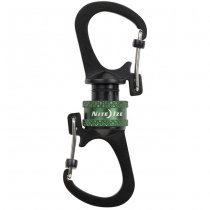 Nite Ize SlideLock 360 Degree Magnetic Locking Dual Carabiner - Olive