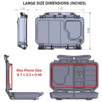 THYRM DarkVault 2.0 Critical Gear Case Comms Blocking - Multicam - Large