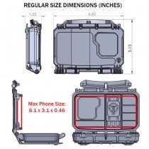 THYRM DarkVault 2.0 Critical Gear Case Comms Non-Blocking - Tan - Regular