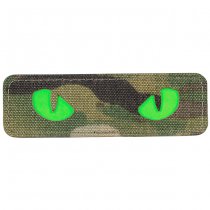 M-Tac Green Cat Eyes Laser Cut Patch - Multicam