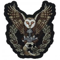 M-Tac Owl Embroidery Patch - Black