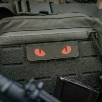 M-Tac Red Cat Eyes Laser Cut Patch - Ranger Green