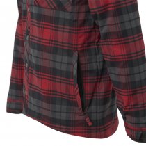 Helikon-Tex Winter Warden Shirt - Slate Crimson Plaid - S