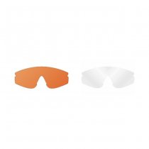 SwissEye F-Tac Google Smoke / Orange / Clear - Black