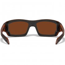 Wiley X WX Breach Captivate Polarized Bronze Mirror - Brown