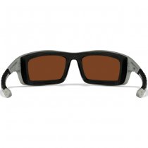 Wiley X WX Grid Captivate Polarized Green Mirror - Grey