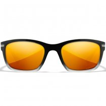 Wiley X WX Helix Captivate Polarized Bronze Mirror - Black