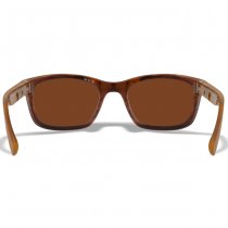 Wiley X WX Helix Captivate Polarized Green Mirror - Brown