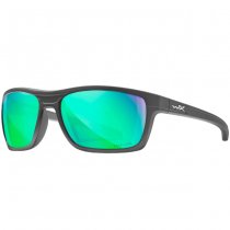 Wiley X WX Kingpin Captivate Polarized Green Mirror - Grey