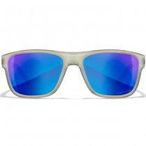 Wiley X WX Ovation Captivate Polarized Blue Mirror - Transparent