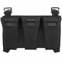 Agilite Pincer Placard Multi-Caliber Triple Mag Pouch - Black