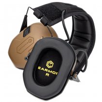 Earmor M300T Sport Shooting Electronic Hearing Protector - Coyote Brown