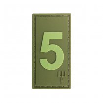 Pitchfork Number 5 Patch - Olive