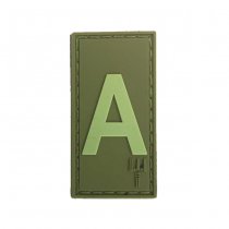 Pitchfork Letter A Patch - Olive