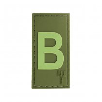 Pitchfork Letter B Patch - Olive