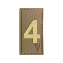 Pitchfork Number 4 Patch - Tan