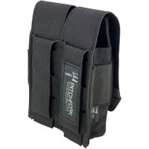 Pitchfork Closed Double Pistol Magazine Pouch - Black