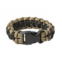 Pitchfork Paracord Bracelet Buckle - Coyote / Black M