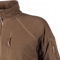 Helikon-Tex Alpha Tactical Grid Fleece Jacket - Coyote - M