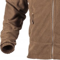 Helikon-Tex Alpha Tactical Grid Fleece Jacket - Coyote - M