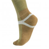 Helikon-Tex Merino Socks - Olive Green / Coyote - M