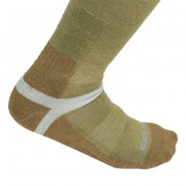 Helikon-Tex Merino Socks - Olive Green / Coyote - M