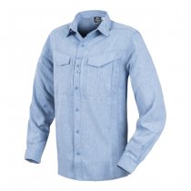 Helikon-Tex Defender Mk2 Gentleman Shirt - Melange Light-Blue - L