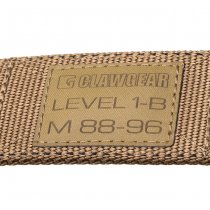 Clawgear Level 1-B Belt - Coyote - S