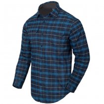 Helikon-Tex GreyMan Shirt - Blue Stonework Plaid - M