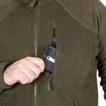 Helikon-Tex Alpha Tactical Grid Fleece Jacket - Navy Blue - M