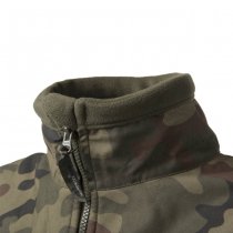 Helikon-Tex Polish Infantry Fleece Jacket - Black / PL Woodland - 3XL