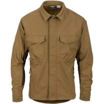 Helikon-Tex Woodsman Shirt - Taiga Green / Black A - XS