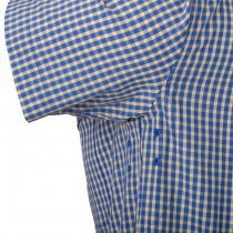 Helikon-Tex Covert Concealed Carry Short Sleeve Shirt - Royal Blue Checkered - L