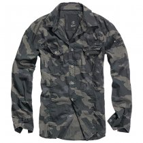 Brandit Shirt Slim - Dark Camo - XL