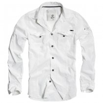 Brandit Shirt Slim - White - 2XL