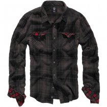 Brandit Checkshirt Duncan - Brown / Black