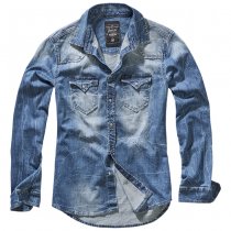 Brandit Riley Denimshirt - Denim Blue - 5XL