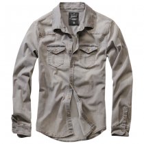 Brandit Riley Denimshirt - Grey Denim - XL