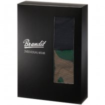 Brandit Boxershorts Logo 2-pack - Woodland / Black - 2XL