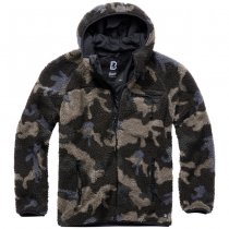 Brandit Teddyfleece Worker Jacket - Dark Camo - XL