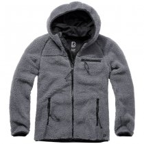 Brandit Teddyfleece Worker Jacket - Anthracite - 2XL