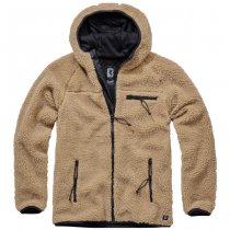 Brandit Teddyfleece Worker Jacket - Camel