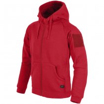 Helikon-Tex Urban Tactical Hoodie Lite FullZip - Red - M