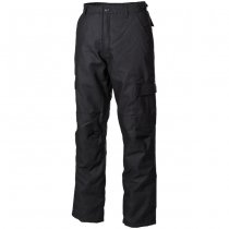 MFH US Combat Pants Lined - Black