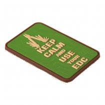 JTG Keep Calm EDC Rubber Patch - Multicam