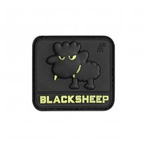 JTG Little Black Sheep Rubber Patch - Glow in the Dark