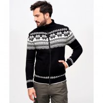 Brandit Cardigan Norweger - Black - L