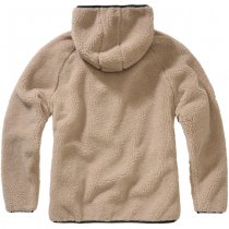 Brandit Ladies Teddyfleecejacket Hood - Camel - 3XL